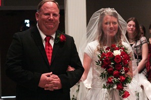 Here comes the bride!