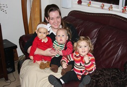 Aleita with her nieces and nephew ~
